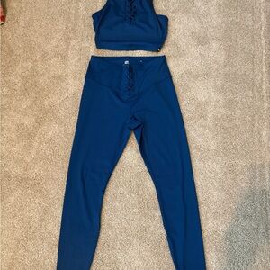 JoyLab Navy Leggings and Top Set